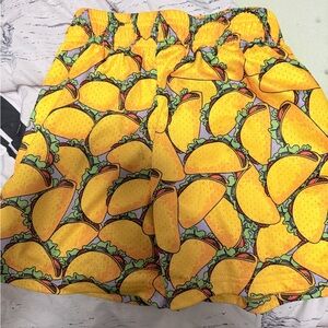 Taco Print Youth Baseball Lifestyle 101 size S